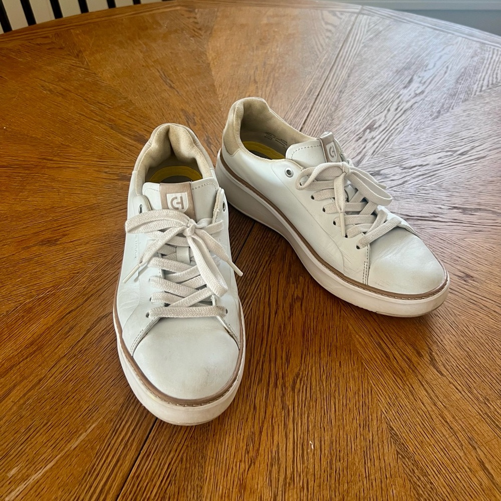 Cole Haan | White Leather Sneakers